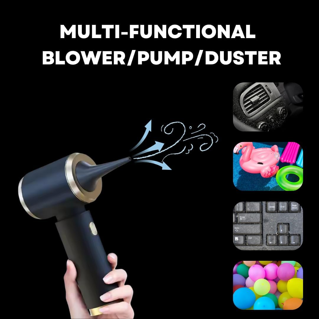 Wireless Mini Electric Blower for Car Cleaning and Household Dusting