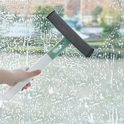 3-in-1 Glass Cleaner With Spray And Double-sided Wiper