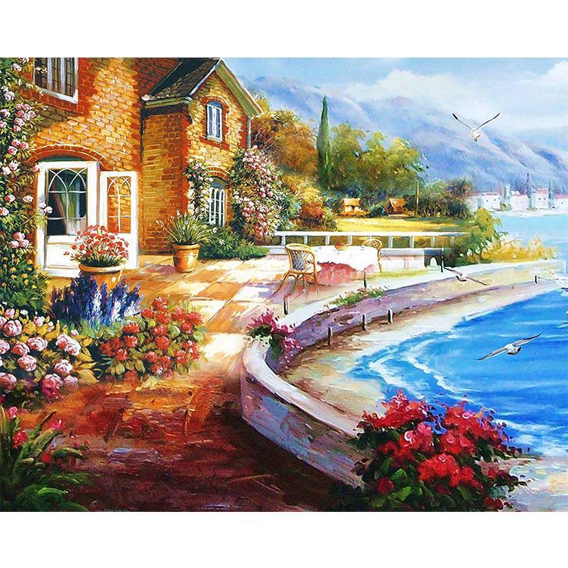 Town Diamond Painting for Home Decor