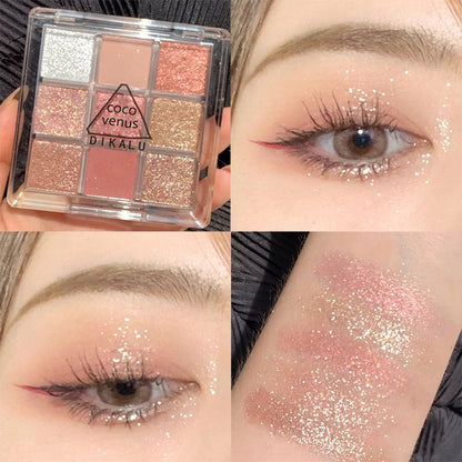 DIKALU Sunset Glow Nine-Color Eyeshadow Palette