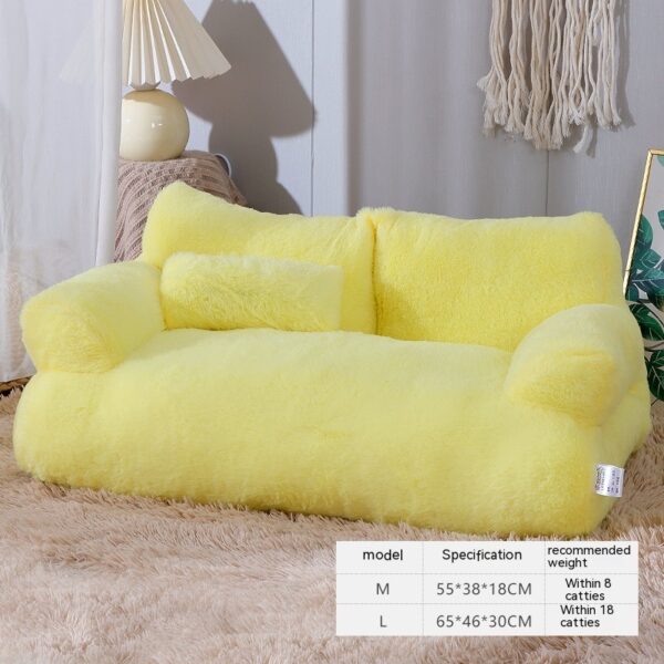 Luxury Cat Bed Sofa Winter Warm Cat Nest Pet Bed For Small Medium Dogs Cats Comfortable Plush Puppy Bed Pet Supplies - Image 7