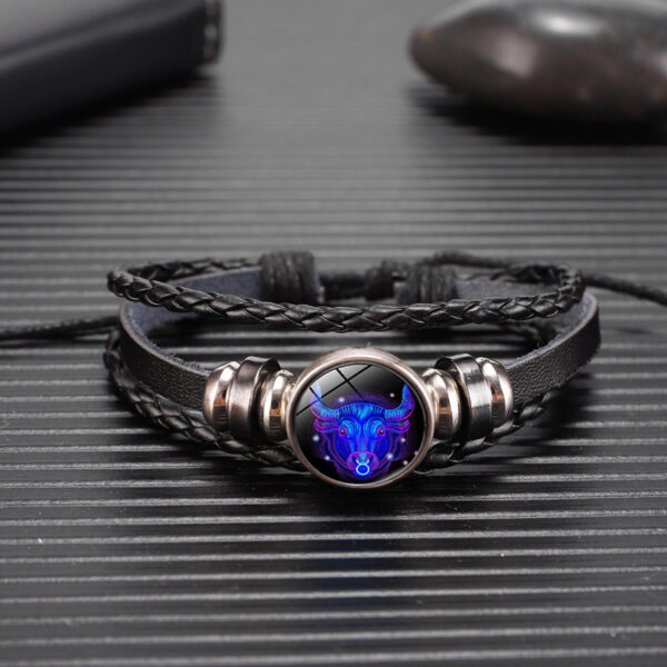 Zodiac Constellation Bracelet Braided Design Bracelet For Men Women Kids - Image 5