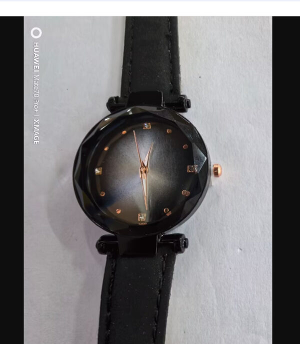 Rose Gold Women Watches Fashion Diamond Ladies Starry Sky Magnet Watch Waterproof Female Wristwatch - Image 4