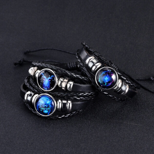 Zodiac Constellation Bracelet Braided Design Bracelet For Men Women Kids - Image 6