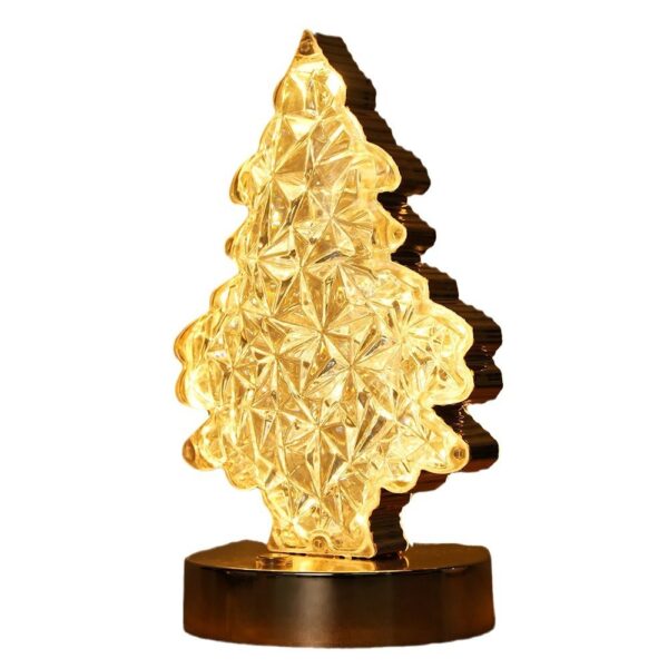 Creative Small Night Lamp Charging Touch Three-color Home Decor - Image 2