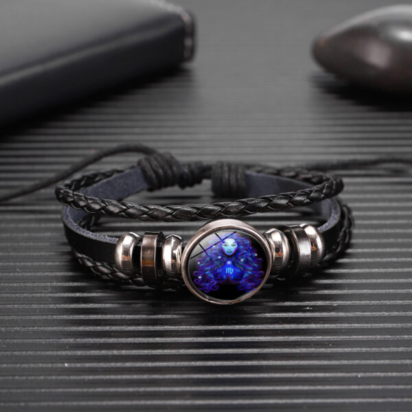 Zodiac Constellation Bracelet Braided Design Bracelet For Men Women Kids - Image 4