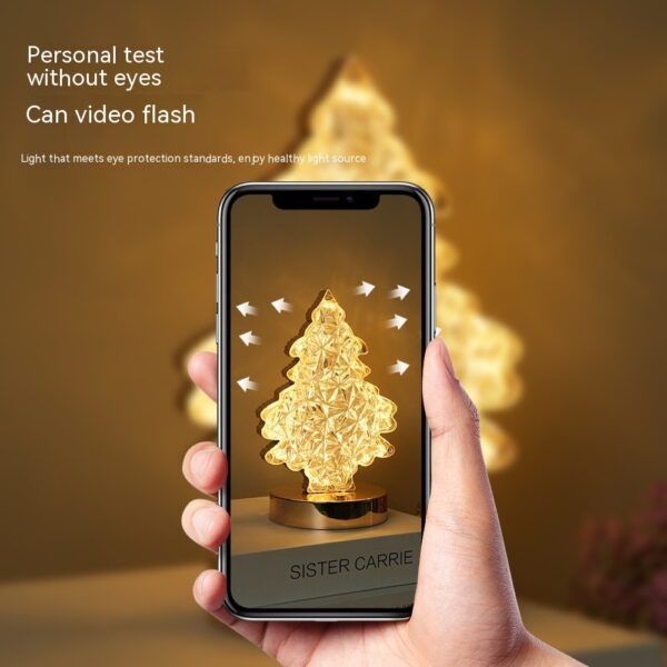 Creative Small Night Lamp Charging Touch Three-color Home Decor - Image 3