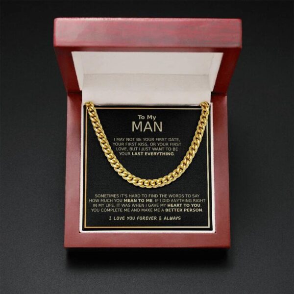 New 14K Single Round Dense Cuban Chain Men's Titanium Steel Necklace Bracelet - Image 4